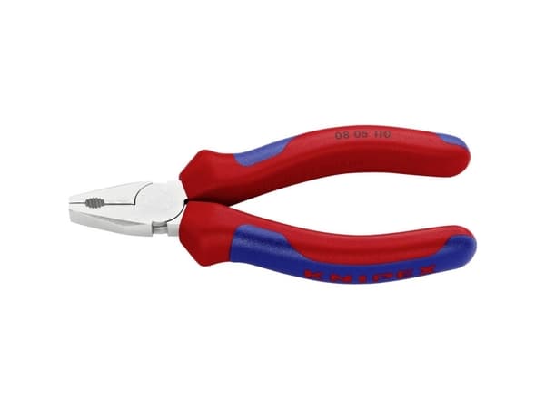 Knipex 08 05 110, Kaapelipihdit, 1 cm, Kromivanadiini-teräs, Muovi, Sininen, Punainen, 110 mm