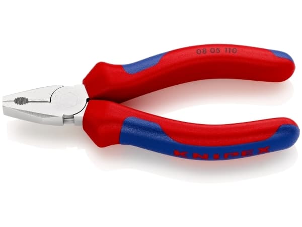 Knipex 08 05 110, Kaapelipihdit, 1 cm, Kromivanadiini-teräs, Muovi, Sininen, Punainen, 110 mm