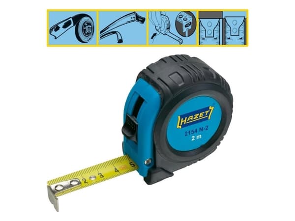 Hazet 2154N-2 2154N-2 Målebånd 2 m Stål
