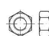 TOOLCRAFT 139796 Låsemøtrikker M12 DIN 6925 Stål Galvaniseret 100 stk