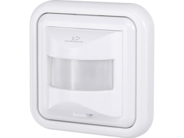 Renkforce uppoasennettava PIR-liikeilmaisin 4016139070186 160 ° rele Valkoinen IP20 (4016139070186)