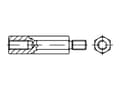 Miniatyrbild 3 av 4: TOOLCRAFT Sekskant-afstandsbolte 70 mm Galvaniseret stål 155253 100 stk