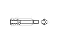 Miniatyrbild 4 av 4: TOOLCRAFT Sekskant-afstandsbolte 70 mm Galvaniseret stål 155253 100 stk