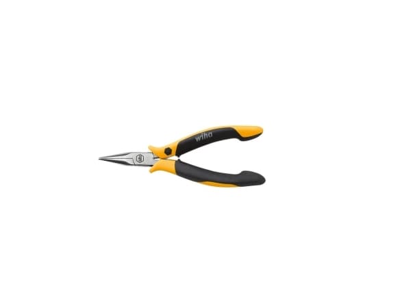 Wiha Z 36 0 04, Nåltänger, Stöttålig, Stål, Svart, Gul, 120 mm, 10,8 cm (4.25")