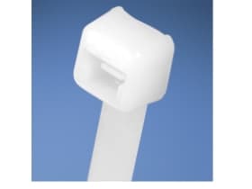Panduit Cable Tie, 8.0"L (203mm), Miniature, Nylon, Natural, 100pc, Nylon, 203 mm
