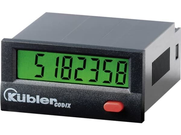 Kübler Automation Pulse Counter Codix 132 AC, Indbygningsmål 45 x 22 mm, N/A