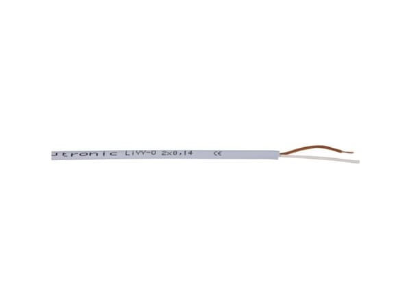 BKL Electronic LiYY Styreledning 3 x 0.14 mm² Grå 1506002/25 25 m