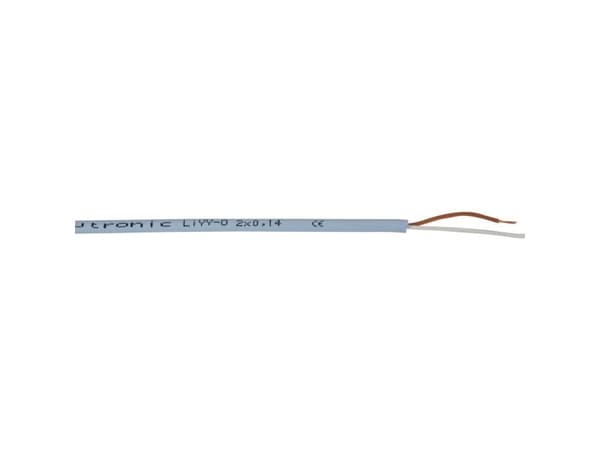 BKL Electronic LiYY Styreledning 3 x 0.14 mm² Grå 1506002/25 25 m