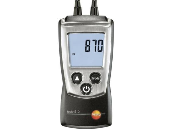 testo 510 Trykmålingsudstyr Lufttryk 0 - 100 hPa Magnetisk bagside