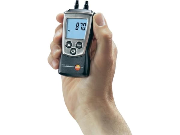 testo 510 Trykmålingsudstyr Lufttryk 0 - 100 hPa Magnetisk bagside