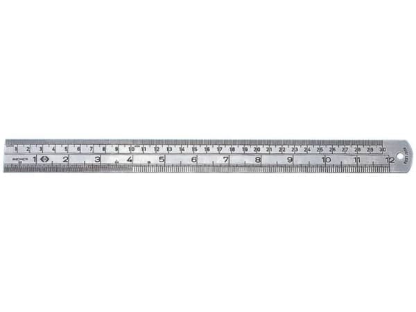 C.K T3530 12 Målestok 0.3 m Rustfrit stål