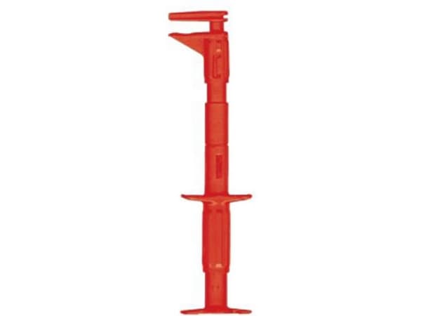 Beha Amprobe 391511 Sikkerhedsgribefladkniv Tilslutning 4 mm CAT III 600 V Rød
