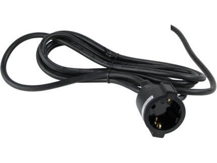 REV 0016150514, 5 m, inomhus, Svart, 2 AC-utgångar, 3500 W, 1 styck