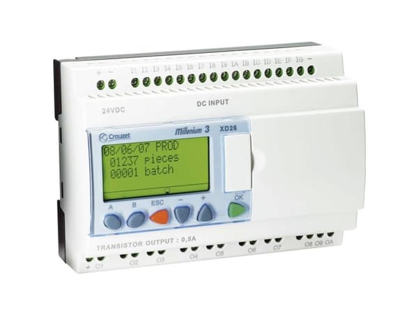 Crouzet 88970162 Millenium 3 XD26 S SPS-styringsmoduuli 24 V/DC