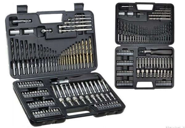DeWALT DT0109-QZ - Borr- och skruvmejselbitsats - för trä, metall, betong - 109 delar
