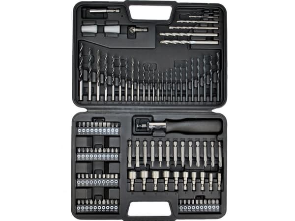DeWALT DT0109-QZ - Borr- och skruvmejselbitsats - för trä, metall, betong - 109 delar