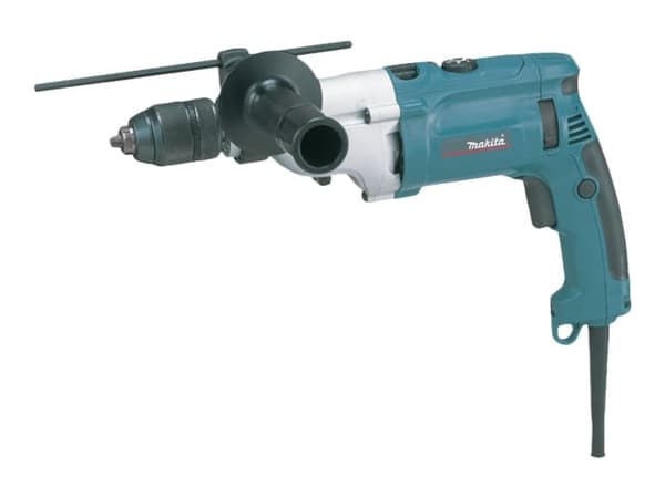 Makita HP2071J - Hammerbor - 1010 W - 2 hastigheter - nøkkelfri borhylse 13 mm