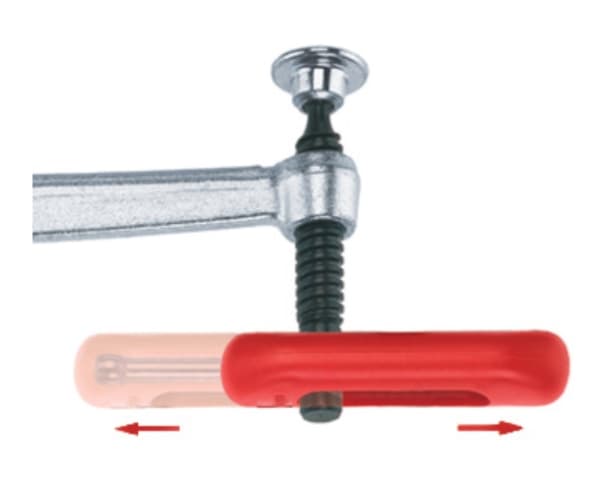 BESSEY 3101194, Skaft til håndverktøy, Plastikk, Rød, TG-K / GZ-K from throat depth 100 mm, TGK-K, TGNT-K, SPZ60K, GU25-12-6ZK, KT8-3