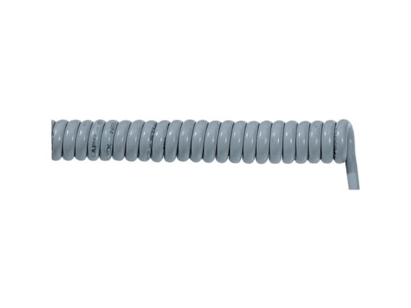 Lapp ÖLFLEX Spiral 400 P, 1,5 m, Grå, PVC, 3000 V, 1 mm², 5 - 50 °C