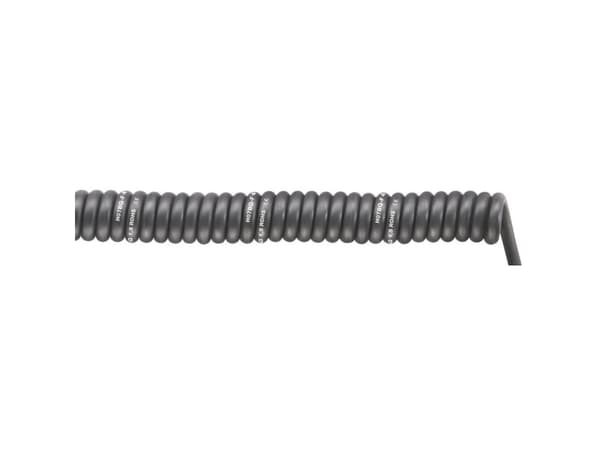 Lapp ÖLFLEX Spiral 400 P, 1,5 m, Grå, PVC, 3000 V, 1 mm², 5 - 50 °C