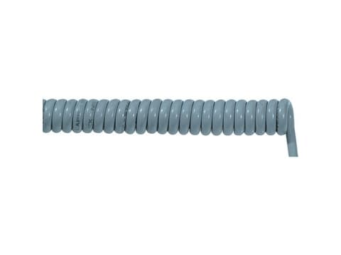 Lapp ÖLFLEX Spiral 400 P, 1,5 m, Grå, PVC, 3000 V, 1 mm², 5 - 50 °C