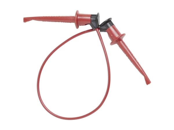 Pomona Electronics 3781-24-0 Testledning [Krokodilägg - Krokodilägg] 0,60 m Svart 1 st