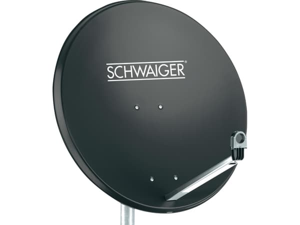 Schwaiger SPI996, 10,7 - 12,75 GHz, 38,5 dBi, Antracit, Gjuten aluminium, Plast, Stål, 75 cm, 745 mm