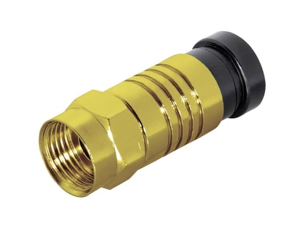 F-kompressionskontakt Kabeldiameter: 8,2 mm