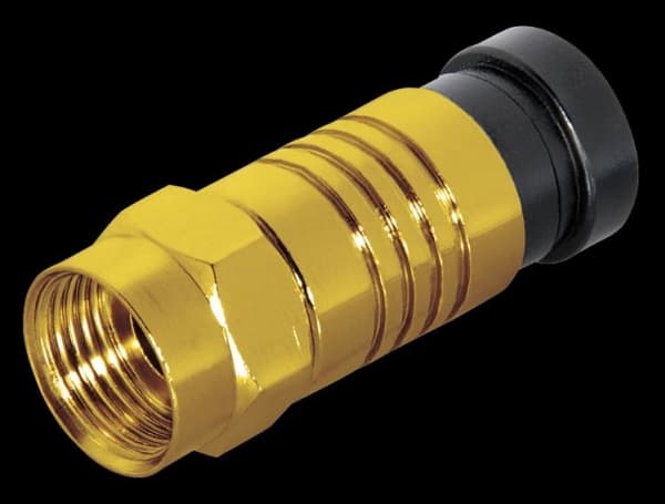 F-kompressionskontakt Kabeldiameter: 8,2 mm