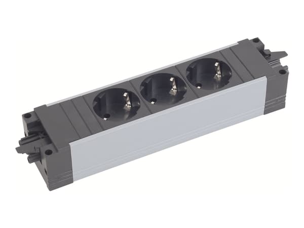 Bachmann 336.600, Musta, 3 AC-pistorasia(a), 230 V, 3680 W, 16 A