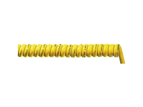 Lapp ÖLFLEX Spiral 540 P, Gul, 3000 V, 1 mm ², 5 - 50 ° C, 4 cm, 2 m