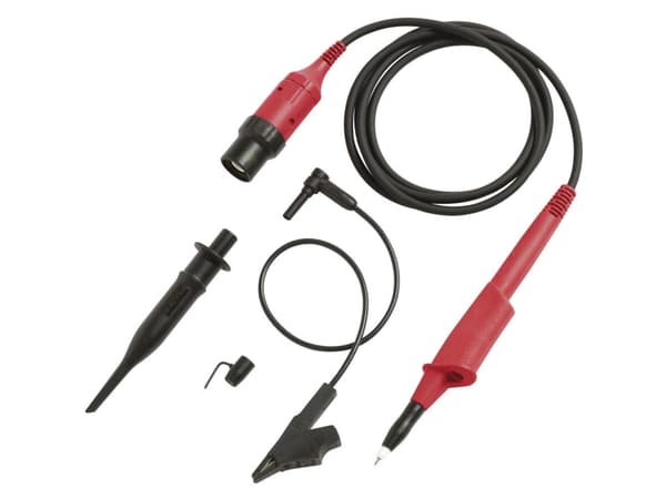Fluke VPS410-II-R, Testsond, Svart, Röd