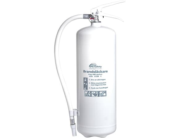Brandsläckare Vit 6kg 43A