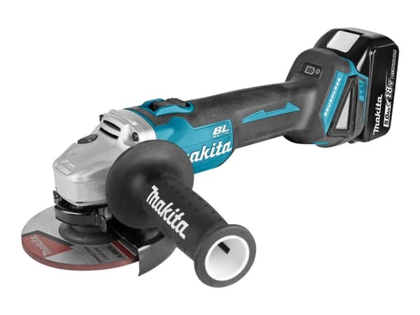 Makita DGA504RTJ - Vinkelsliper - trådløs - 125 mm - 2 batterier - 18 V