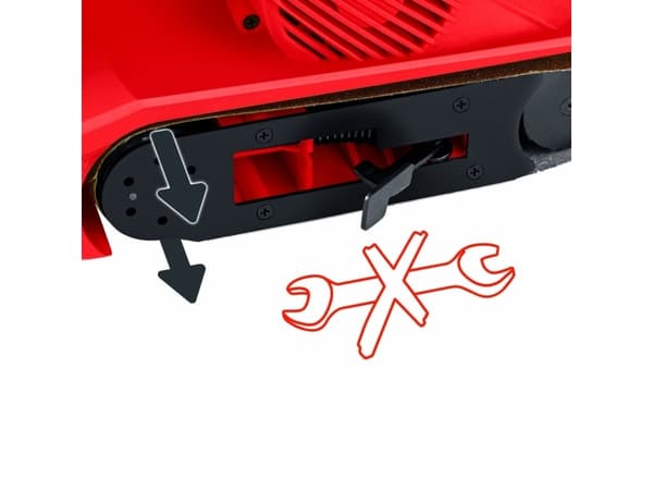 Einhell TC-BS 8038, Beltesliper, 380 m/min, AC, 230 V, 155 mm, 173 mm