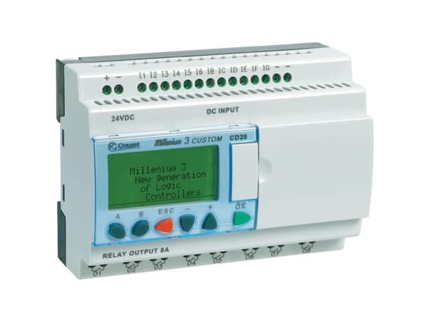 Crouzet 88970052 Millenium 3 CD20 S SPS-styringsmoduuli 24 V/DC