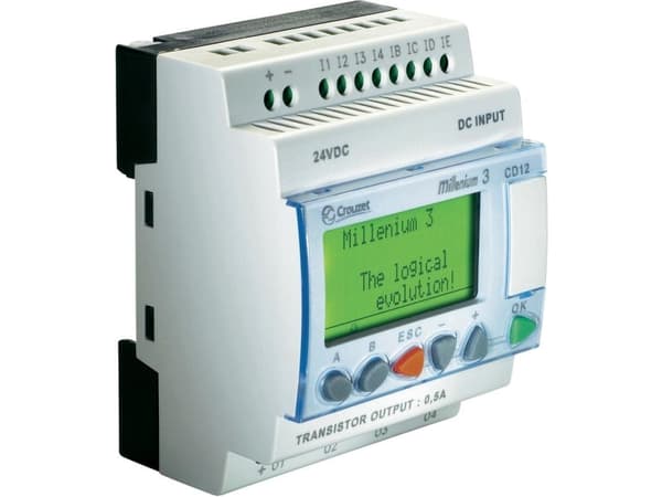 Crouzet 88970042 Millenium 3 CD12 S PLC-styringsmodul 24 V/DC