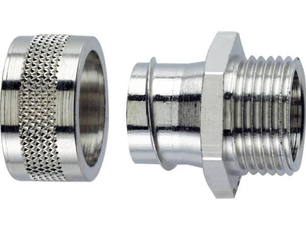 Lapp SILVYN 55502041, Metallisk, Förnicklad mässing, Metrisk, M32x1.5, 1,3 cm, IP54