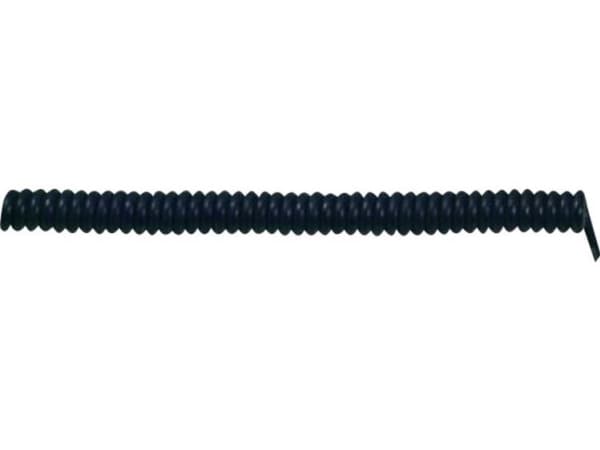 LAPP 73222347 Spiralkabel X05VVH8-F 300 mm / 900 mm 5 G 1.50 mm² Sort 1 stk