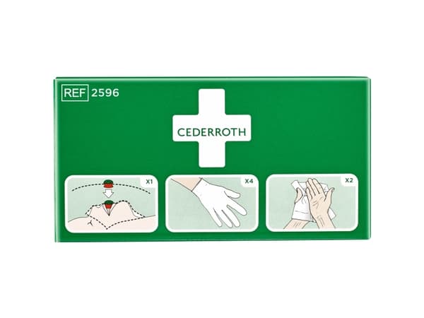 Beskyttelsespakke Cederroth 2596 - inkl. maske/handsker/håndrens