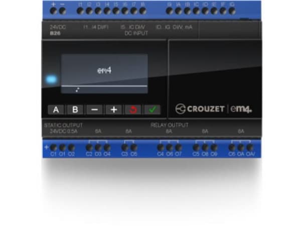 Crouzet 88981103 Em4 Local Plc Control Module 24v/Dc