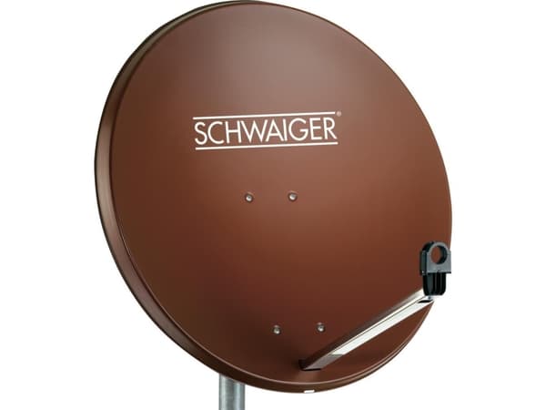 Schwaiger SPI996, 10,7 - 12,75 GHz, 38,5 dBi, Röd, Gjuten aluminium, Plast, Stål, 75 cm, 745 mm