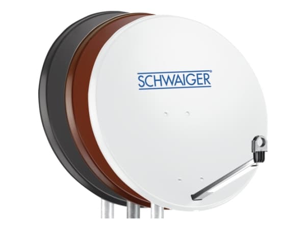 Schwaiger SPI996, 10,7 - 12,75 GHz, 38,5 dBi, Röd, Gjuten aluminium, Plast, Stål, 75 cm, 745 mm