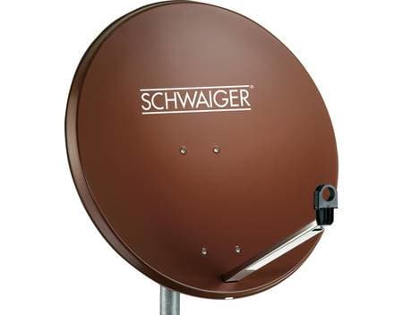 Schwaiger SPI996, 10,7 - 12,75 GHz, 38,5 dBi, Röd, Gjuten aluminium, Plast, Stål, 75 cm, 745 mm