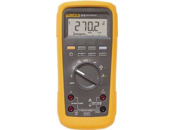 Fluke 3947770 Käsikäyttöinen yleismittari digitaalinen Vesitiivis (IP67) CAT III 1000 V, CAT IV 600 V Näyttö (lukemat): 6000