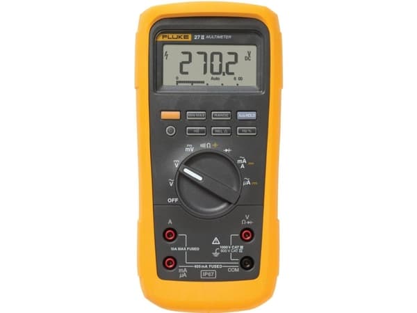 Fluke 3947770 Käsikäyttöinen yleismittari digitaalinen Vesitiivis (IP67) CAT III 1000 V, CAT IV 600 V Näyttö (lukemat): 6000