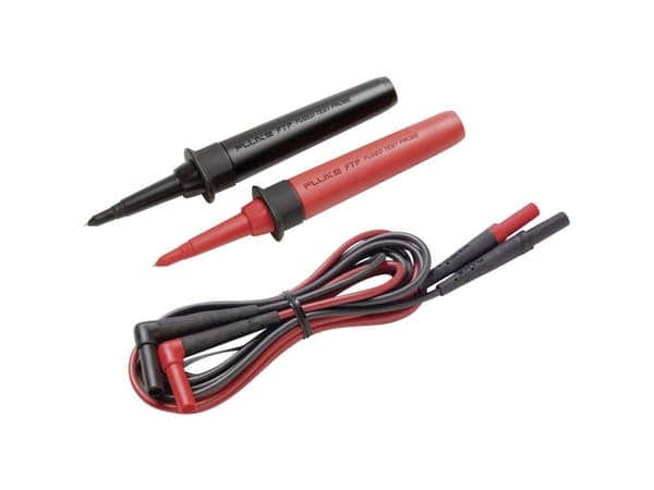 Fluke FTPL-1 Turvatestausjohtosarja [teräliitin 4 mm - teräliitin 4 mm] 1,00 m musta, punainen 1 kpl 1 kpl
