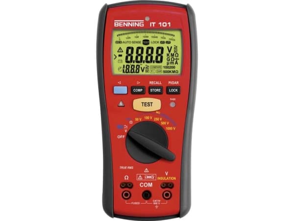 Benning BENNING IT 101 Insulation measuring device, 50/ 100/ 250/ 500 mm V CAT IV 600 V