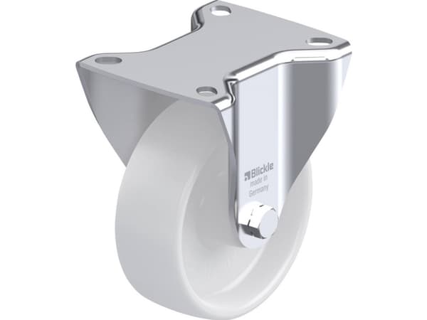 Kiinteä pyörä räikkälevyllä Blickle B-PO 100G