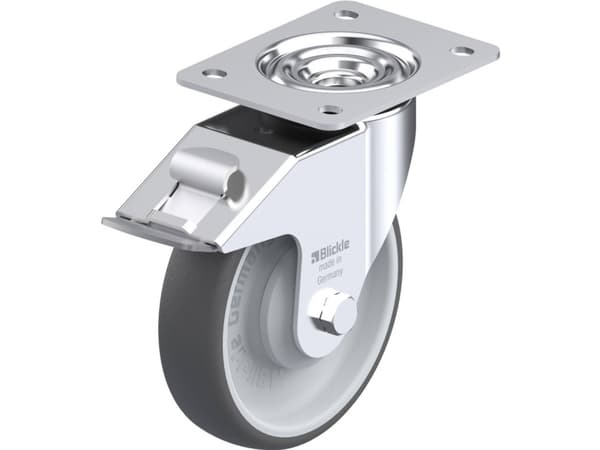 Styrehjul med bremse Blickle LE-PTH 160K-FI
